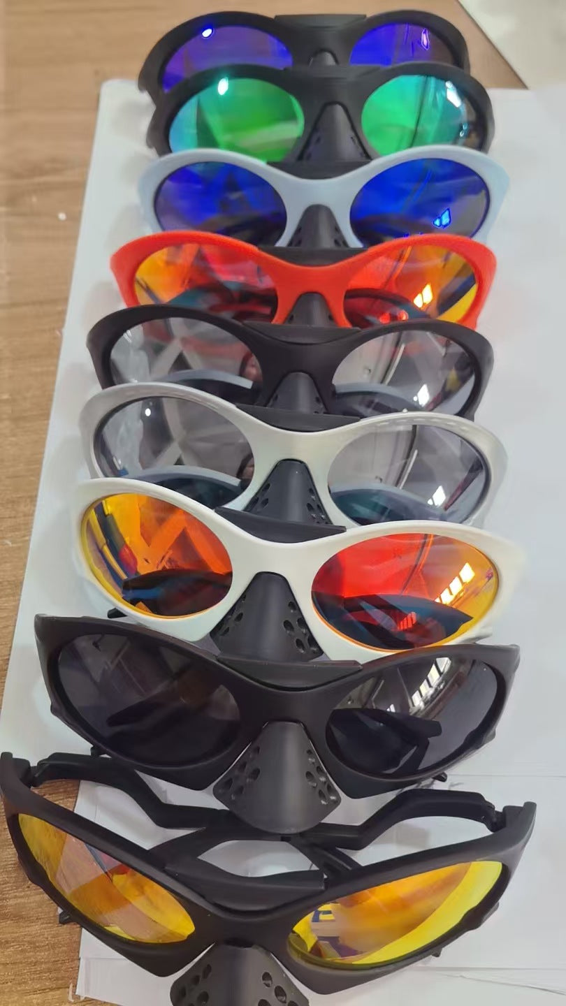 Damen Sportliche Multilinsen-Sonnenbrille mit Belüftungssystem Brehn