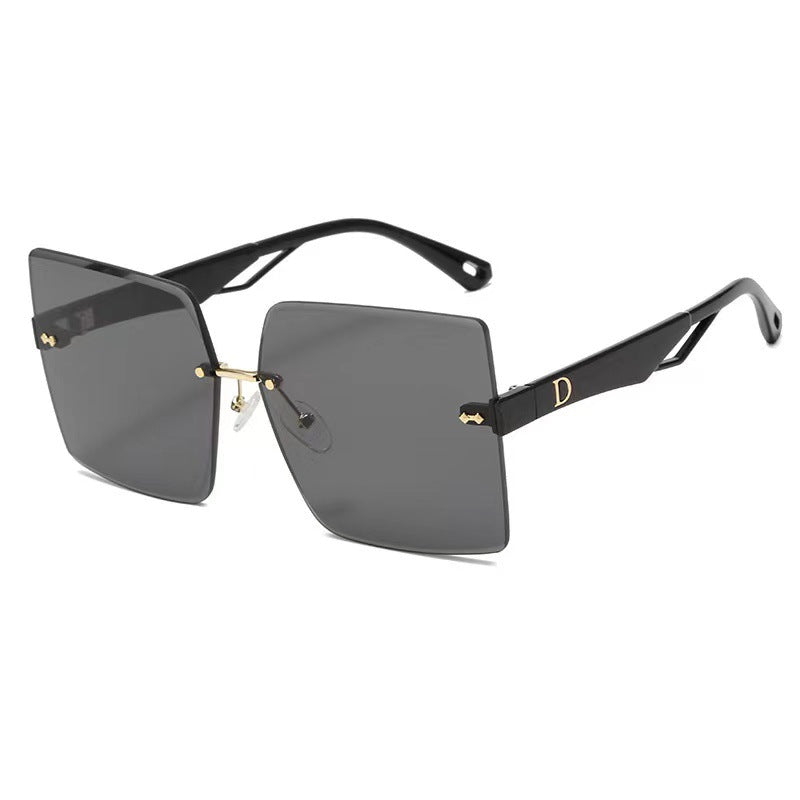 Damen modische quadratische Sonnenbrille mit luxuriösem und elegantem Rahmen Brehn