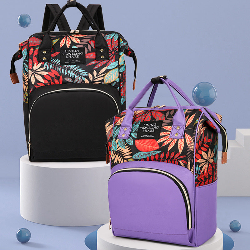 Blumendruck Multi-Funktions-Rucksack Brehn