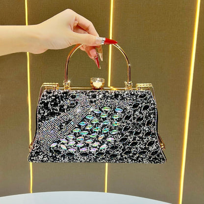 Luxuriöse Strass Abendhandtasche