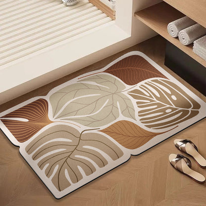 Moderne geometrische Badezimmermatte