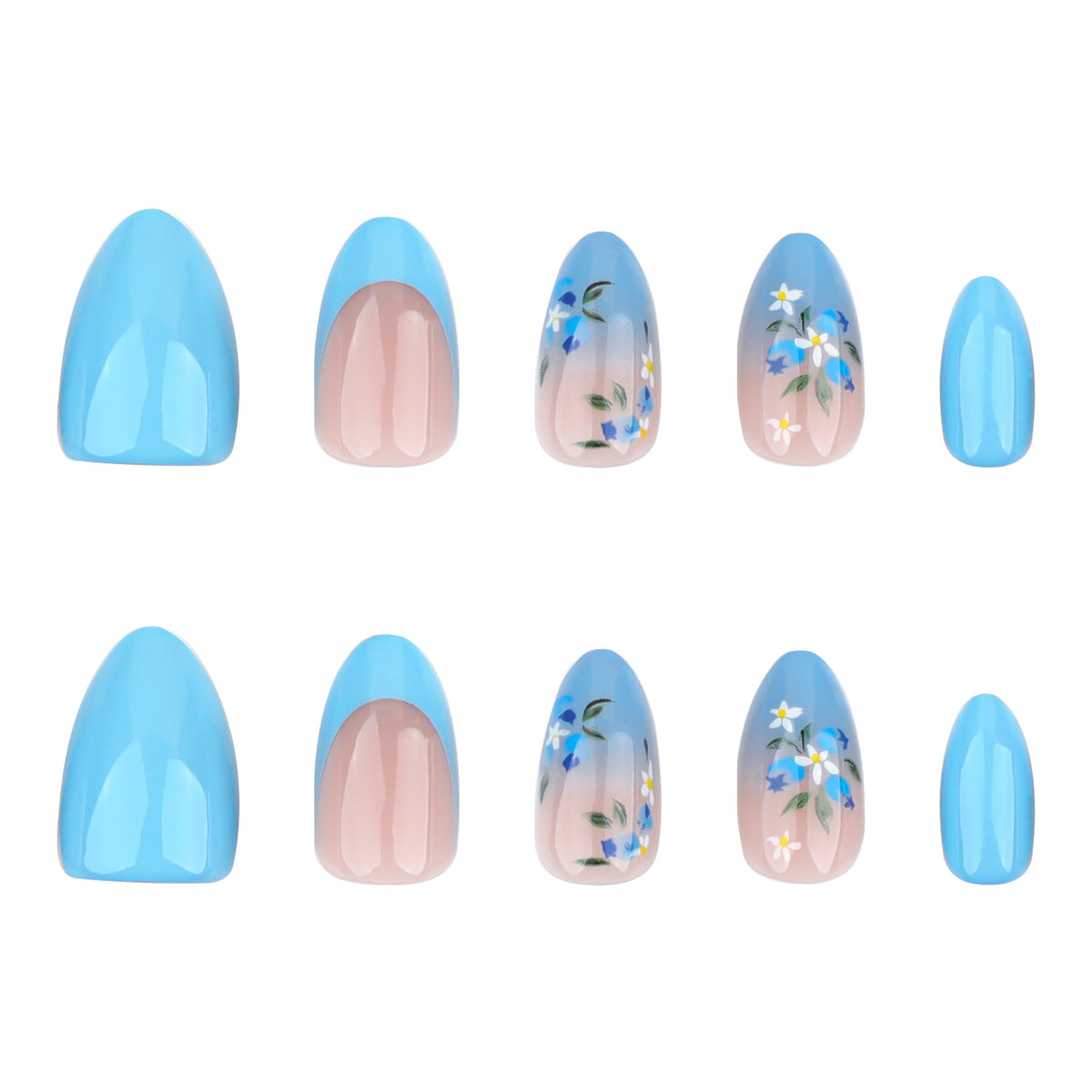 Kunstvolle Nagelkunst mit floralem Design Brehn