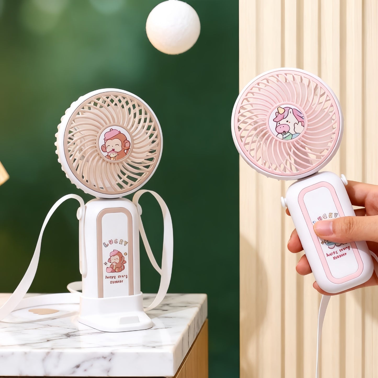 Damen Tragbarer Handventilator mit süßem Design Brehn