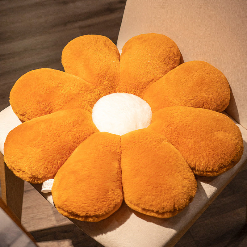 Plüsch Sitzkissen in Blumenform Brehn