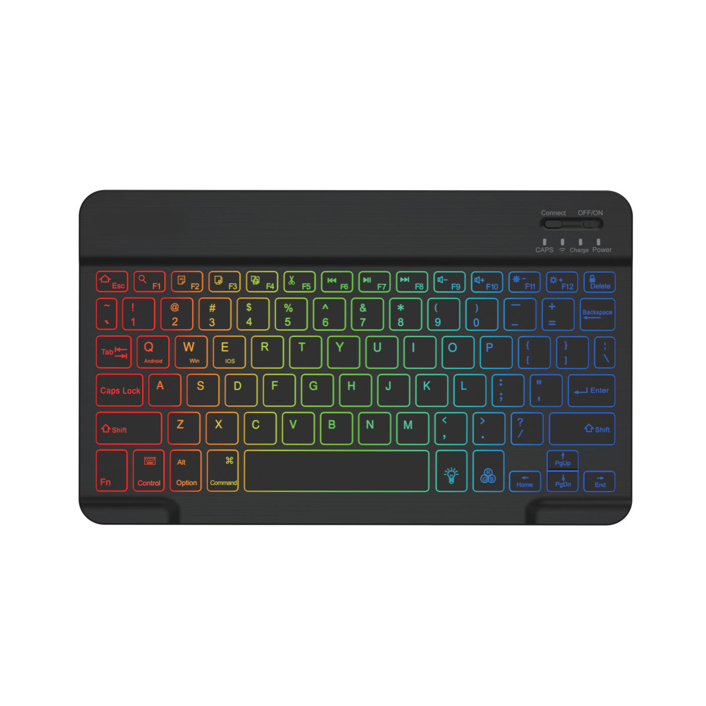 Rgb Hintergrundbeleuchtete Bluetooth-Tastatur Brehn
