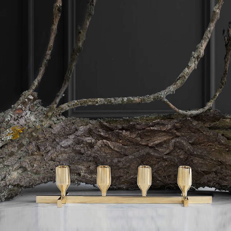 Elegantes modernes Kerzenhalter-Set