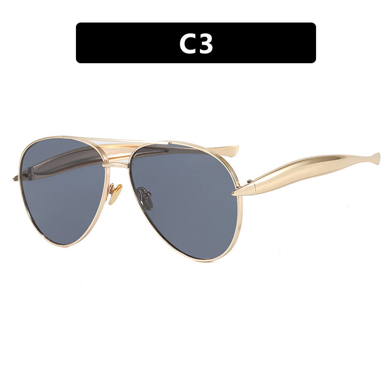 Damen Piloten-Sonnenbrille mit eleganten Akzenten und schützendem UV-Filter Brehn