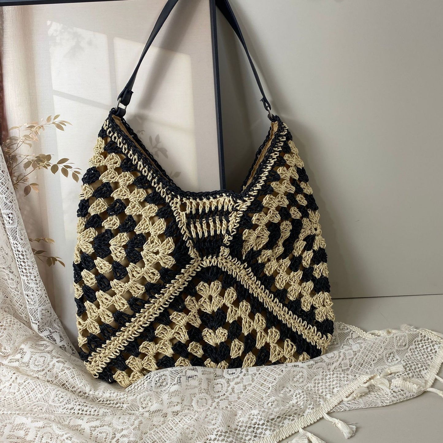 Handgeknüpfte Strandtasche Brehn