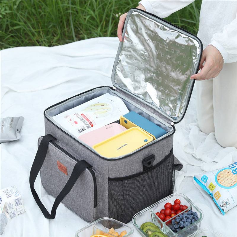 Damen Isolierte Kühltasche mit mehreren Fächern und robustem Design Brehn