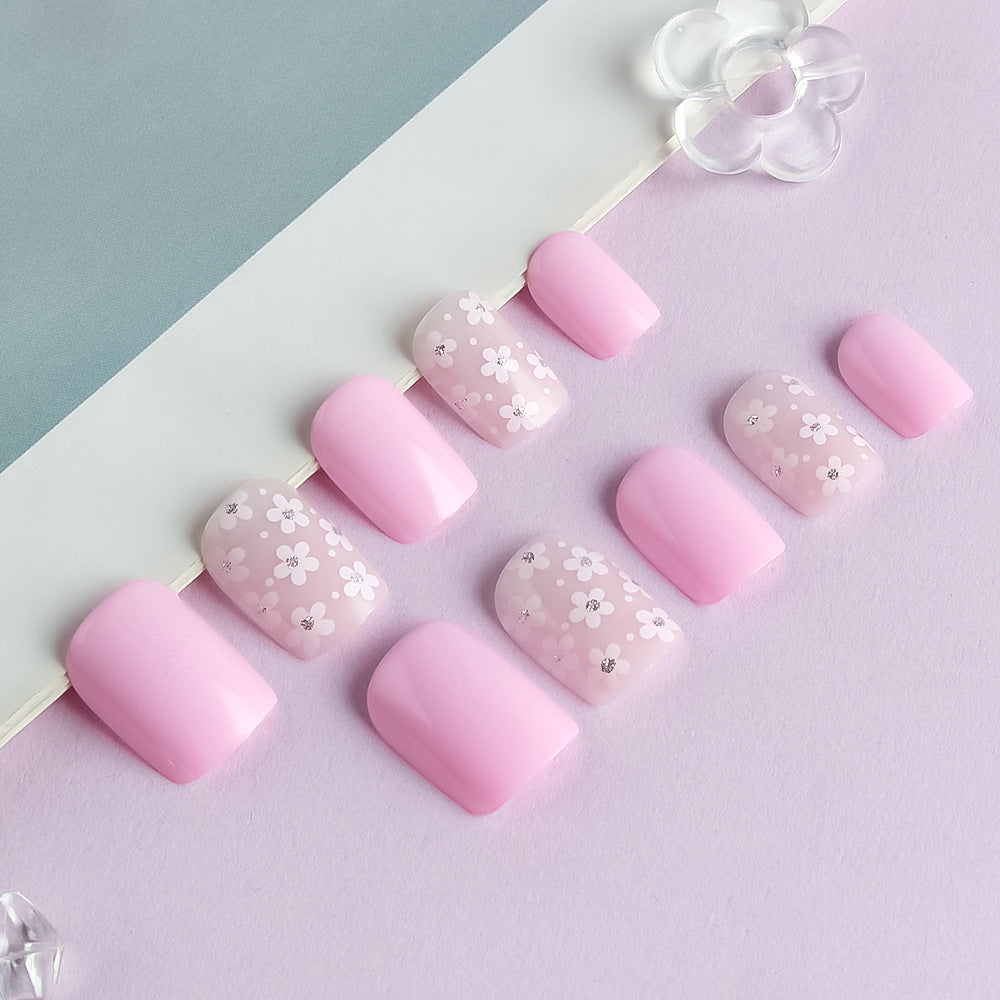 Floral Themen Press-On Nagelkunst Set Brehn