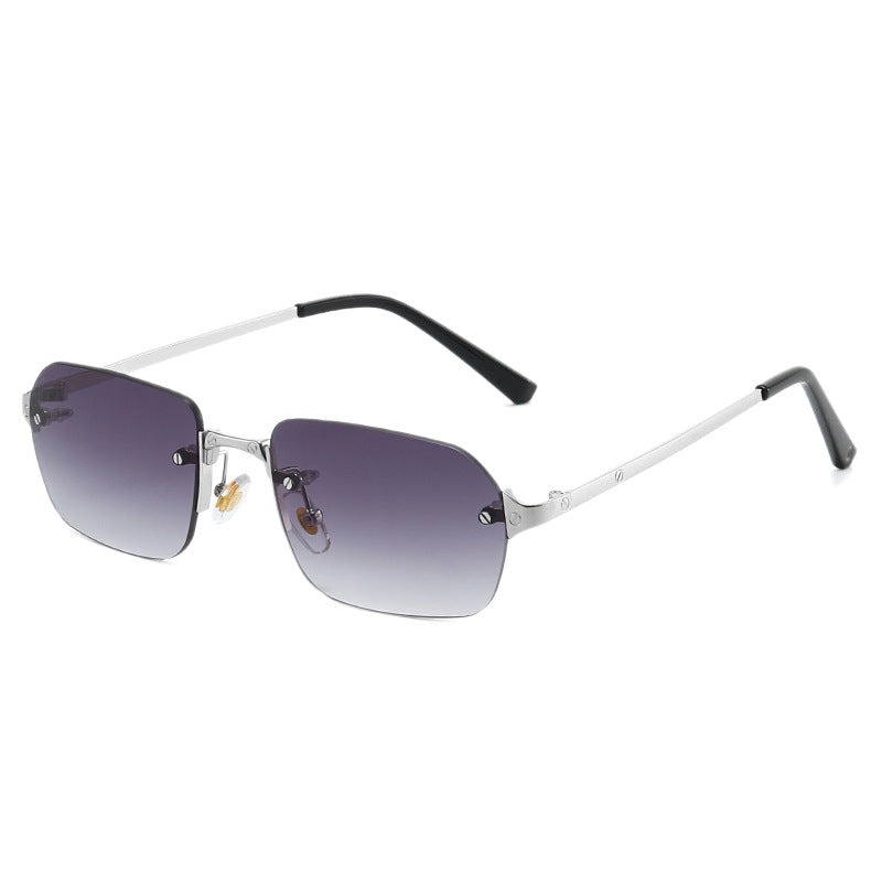 Damen elegante modische Sonnenbrille mit hochwertigem Metallrahmen Brehn