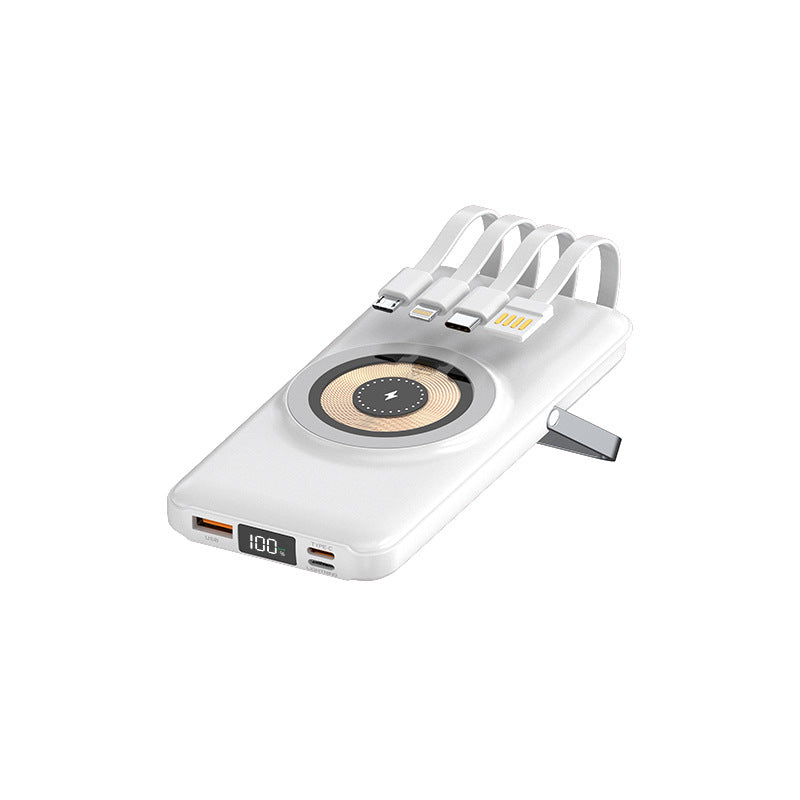 Tragbare Powerbank mit Kabelloser Ladefunktion Brehn
