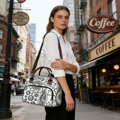 Stylische Leopardenmuster-Handtasche