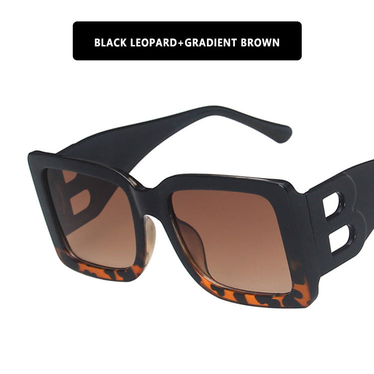 Damen modische Sonnenbrille im trendigen Leopardendesign Brehn