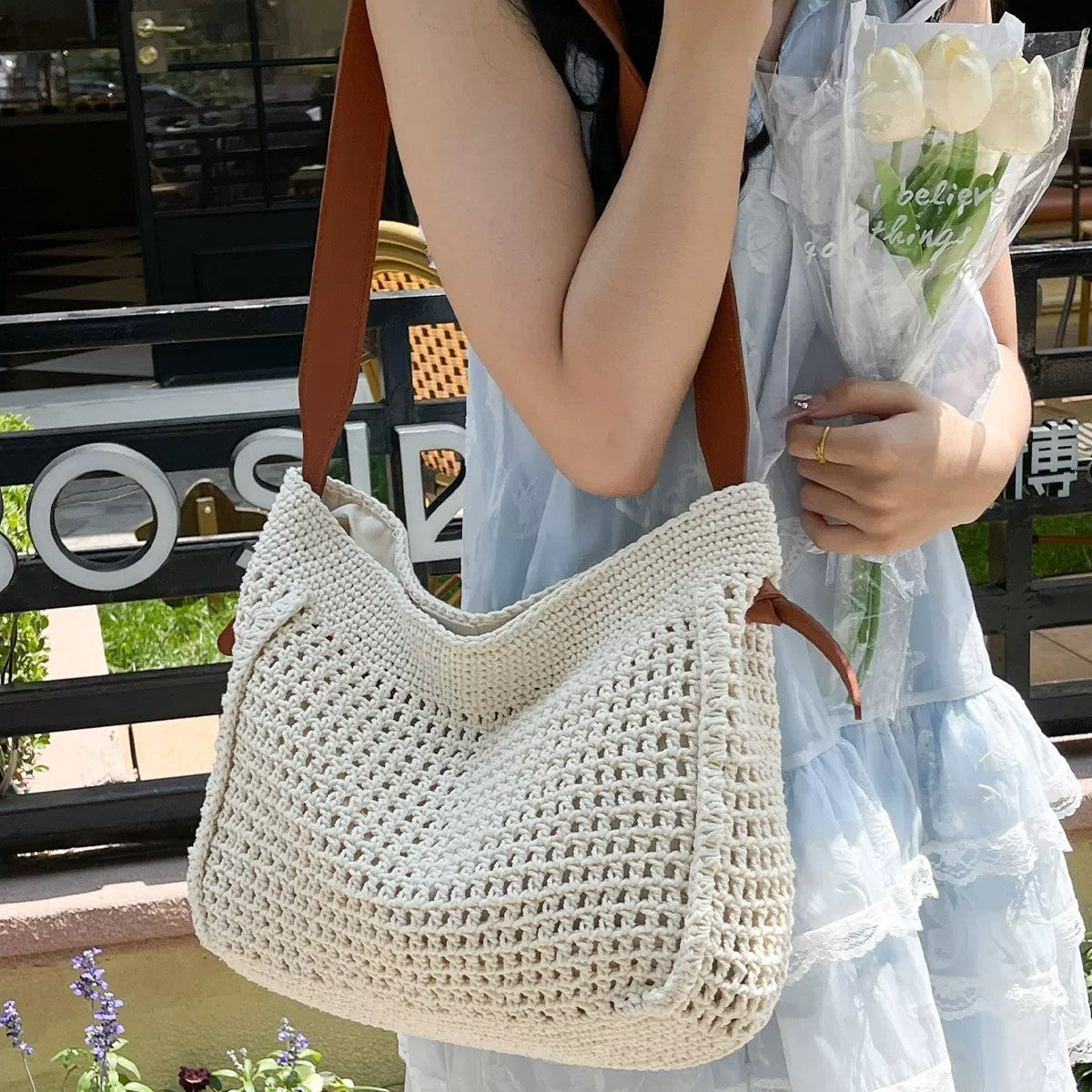 Handgewebte Tasche Brehn