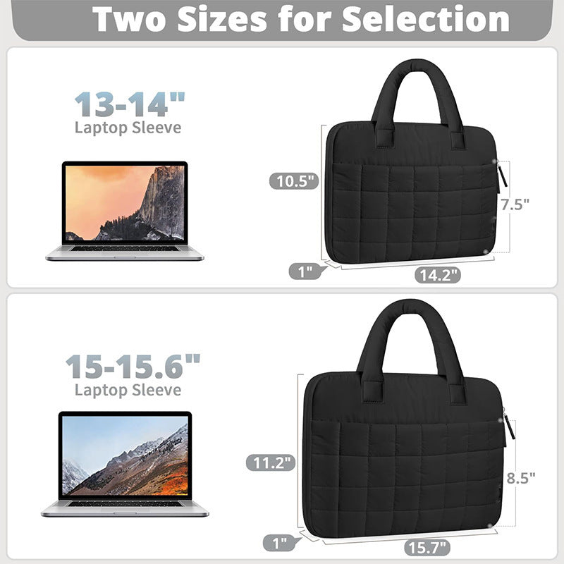 Gepolsterte Laptop-Handtasche mit Vielseitigen Innenfächern Brehn
