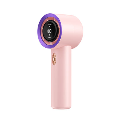Unisex nan kabelloser tragbarer Hochgeschwindigkeits-Handventilator mit digitalem Display und USB‑C‑Schnellladung Brehn