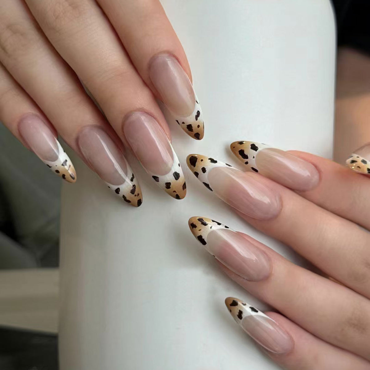 Künstlerisches Leopardenmuster Nagelkunstset