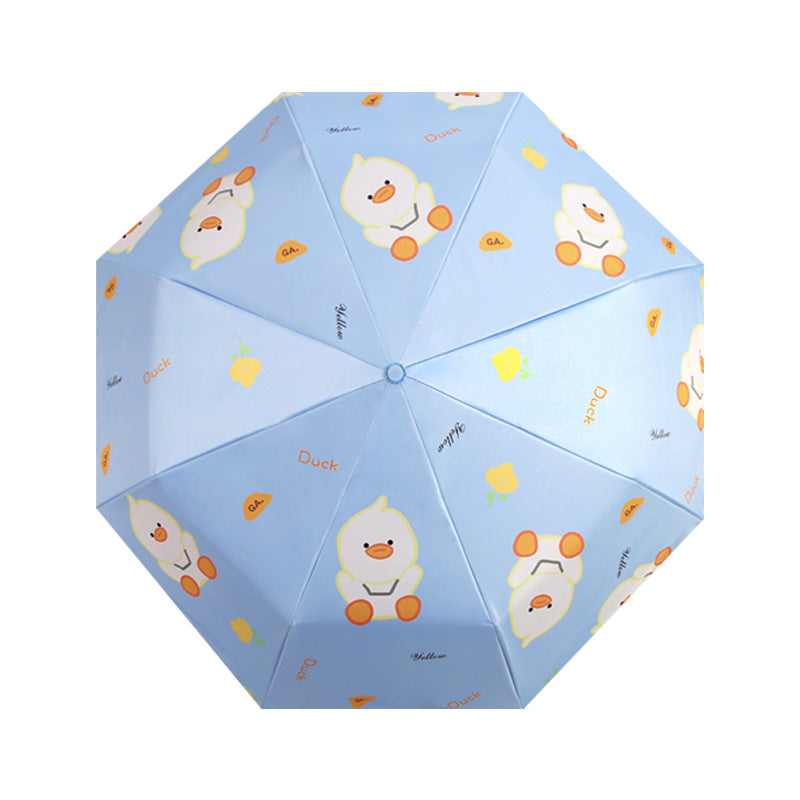 Damen Falt-Regenschirm mit niedlichem Entwurf Brehn