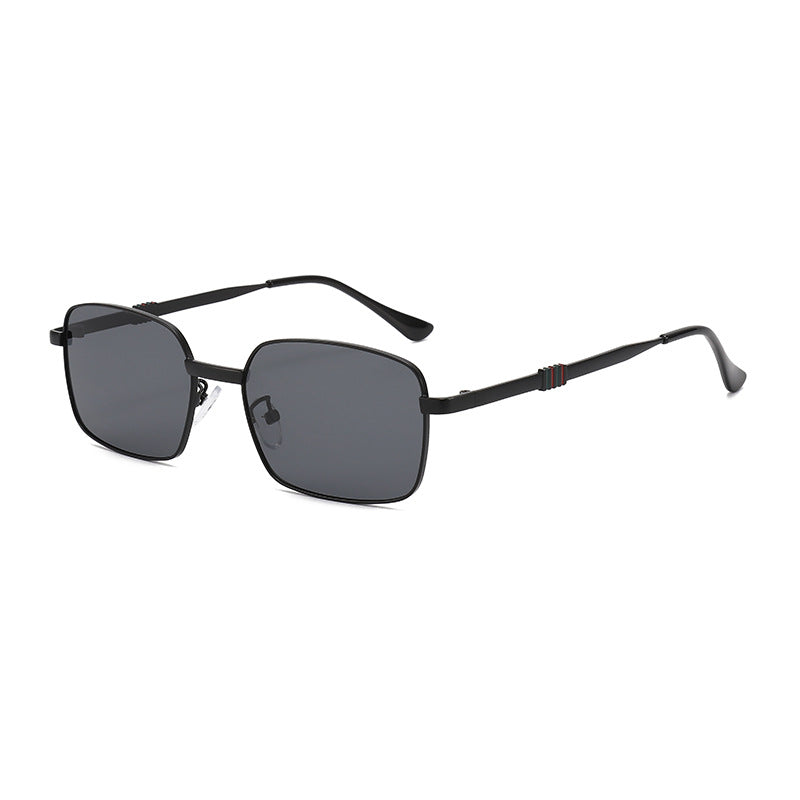 Herren Slim Quadrat Rahmen Sonnenbrillen Brehn