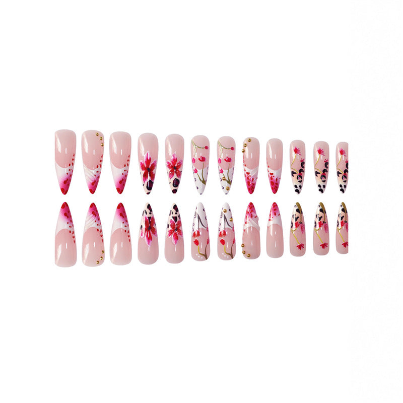 Premium Floral Acryl Nagelkunst Set Brehn