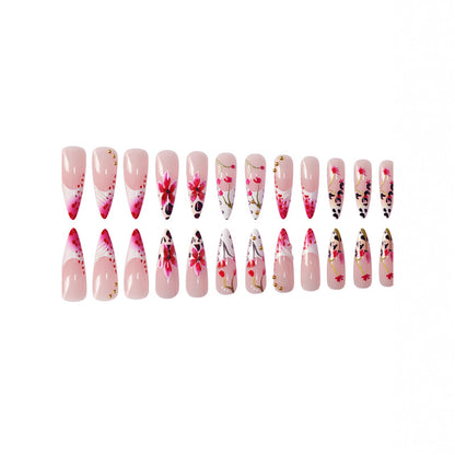 Premium Floral Acryl Nagelkunst Set Brehn