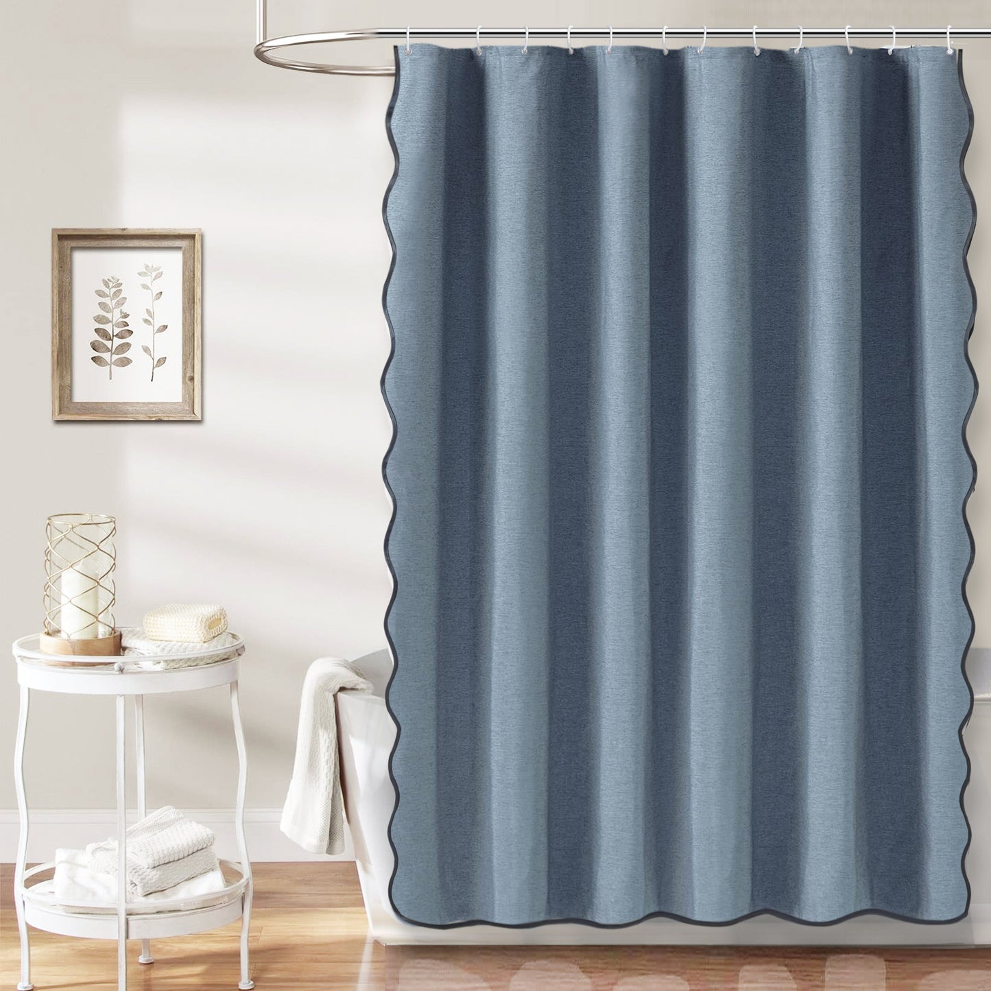 Elegante gewellte Duschvorhang Brehn