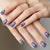 Künstlerisches Floral-Nageldesign Brehn