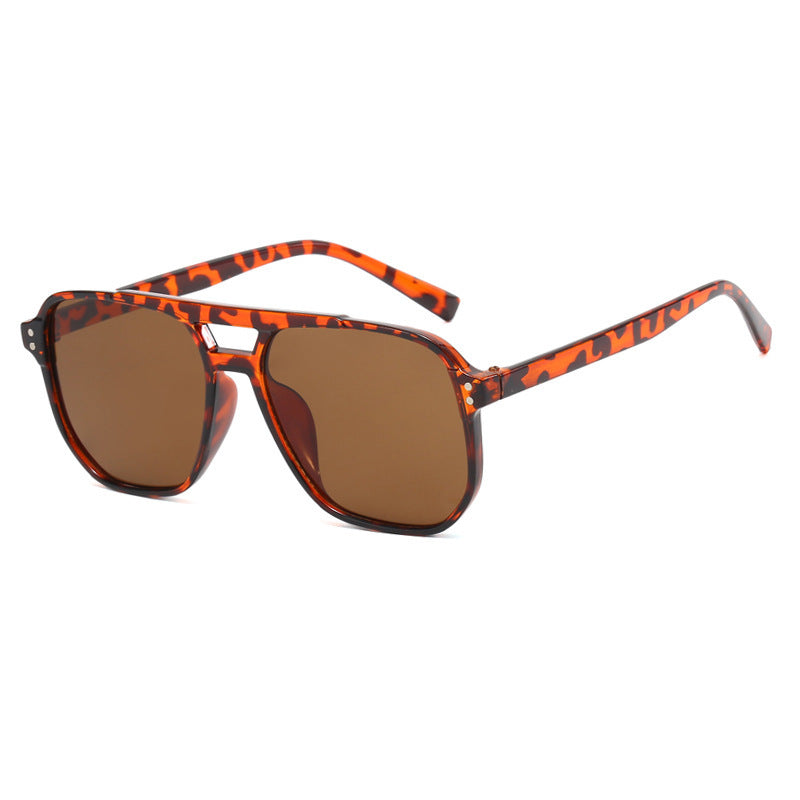 Damen modische Sonnenbrille mit kantigem Rahmen Brehn