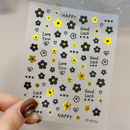 Kreatives Nagelkunst Sticker-Set