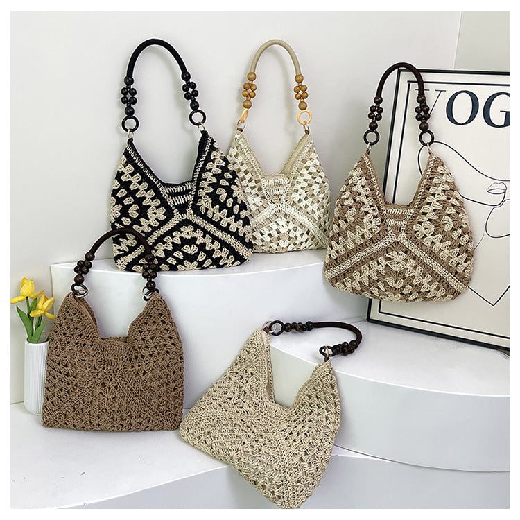 Handgefertigter gewebter Strandtasche