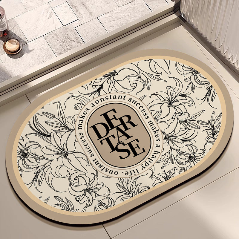 Blumenmuster Badematte Brehn