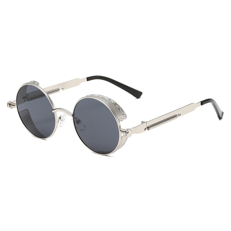 Damen Runde Sonnenbrille mit hochwertigem Metallrahmen Brehn