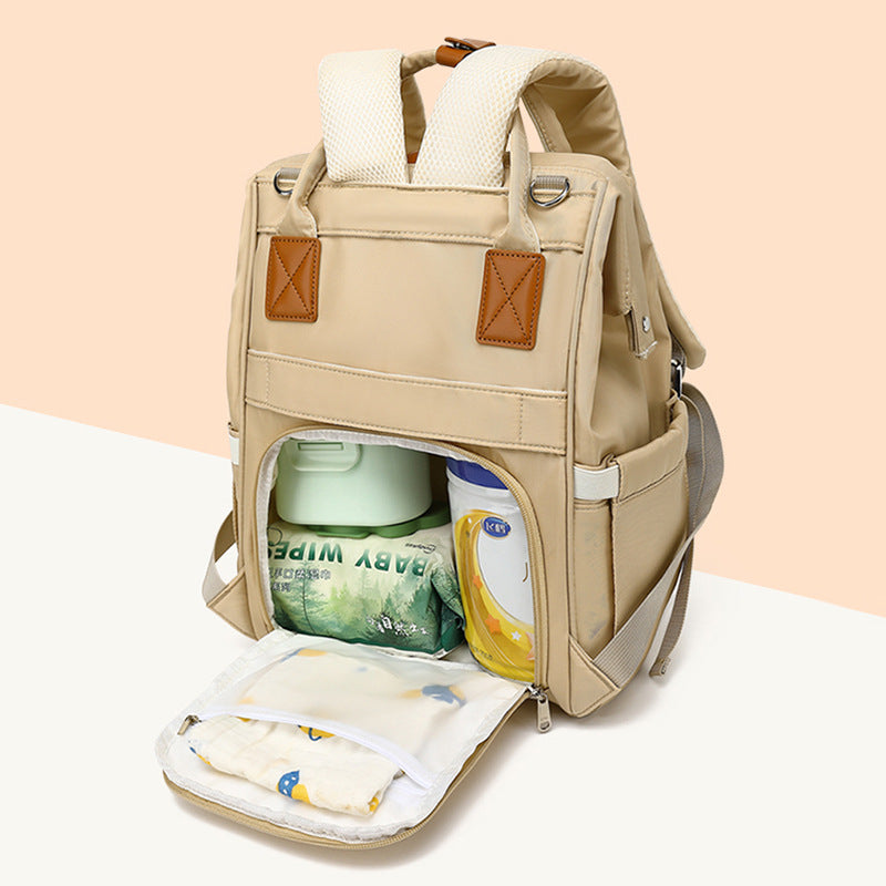 Stylischer Mehrfach-Taschen Bogen Rucksack Brehn