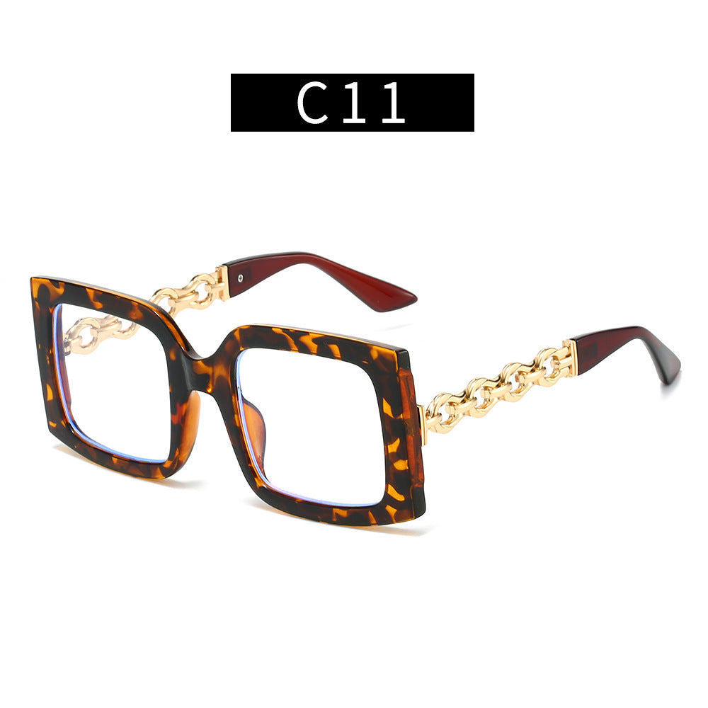Damen elegante Sonnenbrille mit luxuriösen Kettendetails Brehn