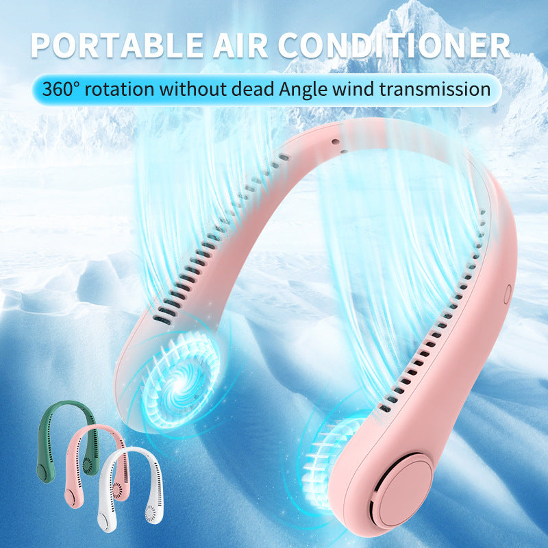 Damen Tragbarer Nackenventilator mit ergonomischem Design Brehn