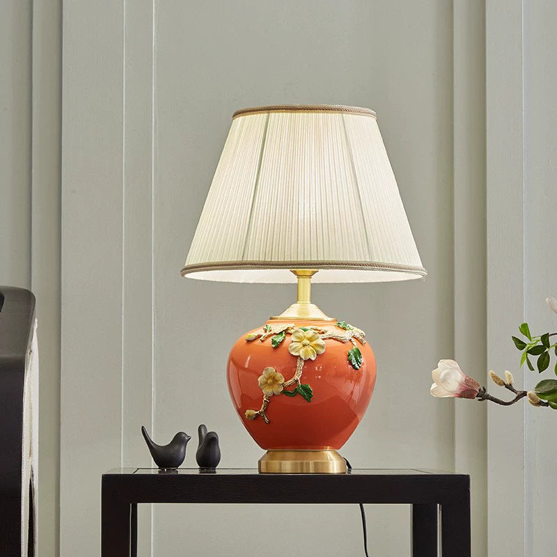 Künstlerische Keramik Tischlampe