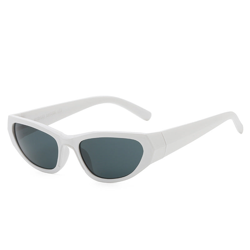 Damen stylische geometrische Sonnenbrille im modernen Design Brehn