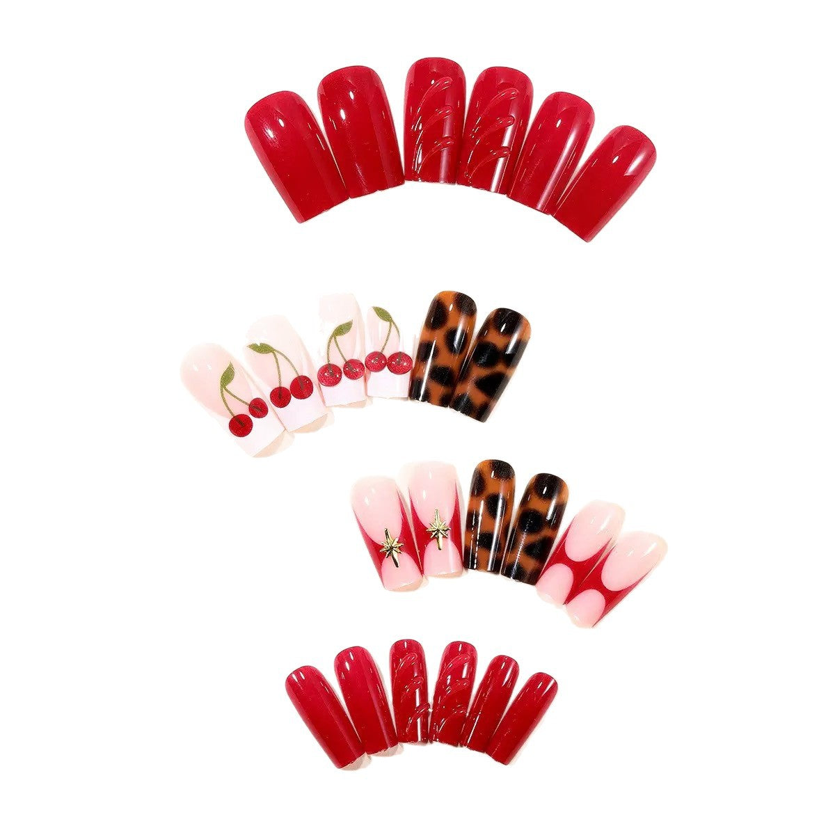 Künstlerisches Kirschblüten Nagelkunst Set Brehn