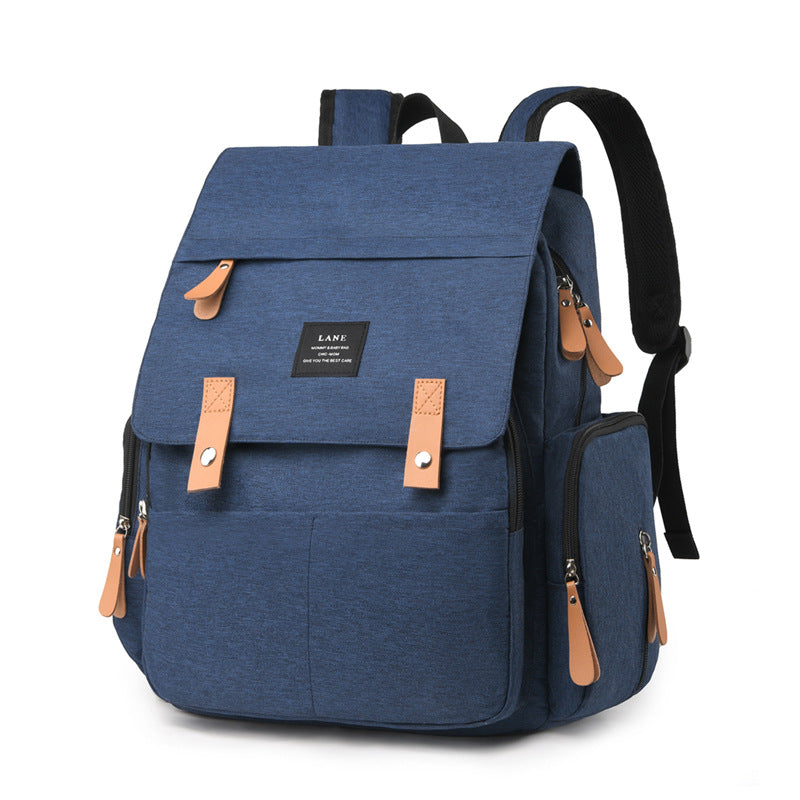Multi-Taschen-Canvas-Rucksack Brehn