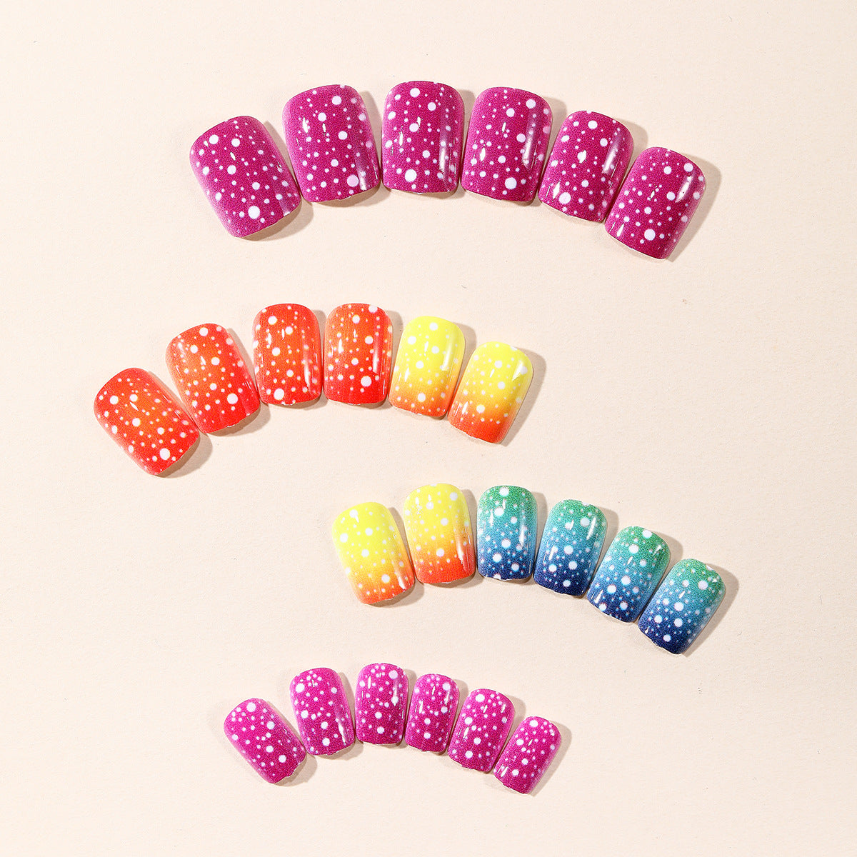 Gradient Ombre Nagelkunst Set Brehn
