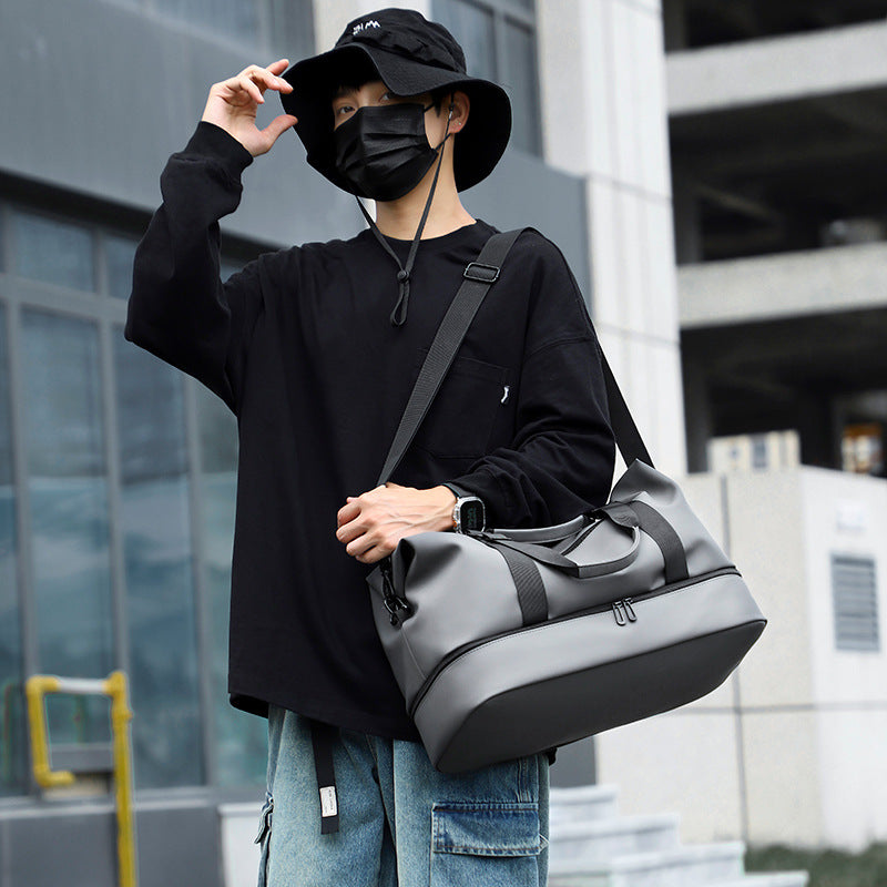 Sportliche und Wasserabweisende Duffel-Tasche mit Verstellbarem Tragesystem Brehn