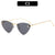 Schlanke Winkelige Katzenaugen-Sonnenbrille