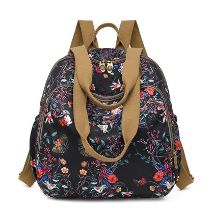Stylischer Blumenmuster Rucksack Brehn