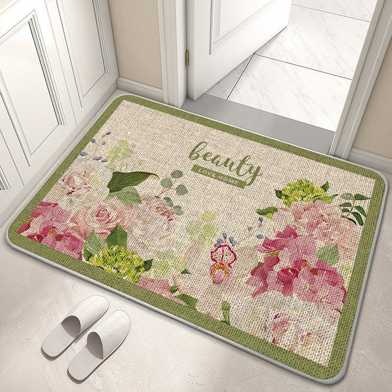 Dekorativer Floral Willkommensmatte Brehn