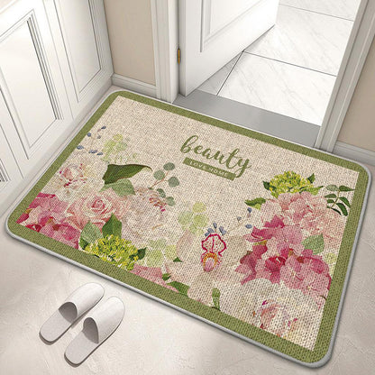Dekorativer Floral Willkommensmatte Brehn