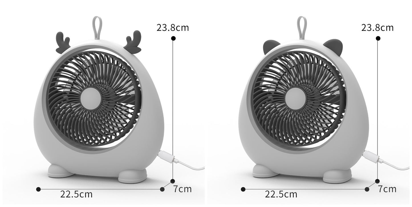 Damen Tragbarer Mini-Lüfter im kawaii Tierdesign Brehn