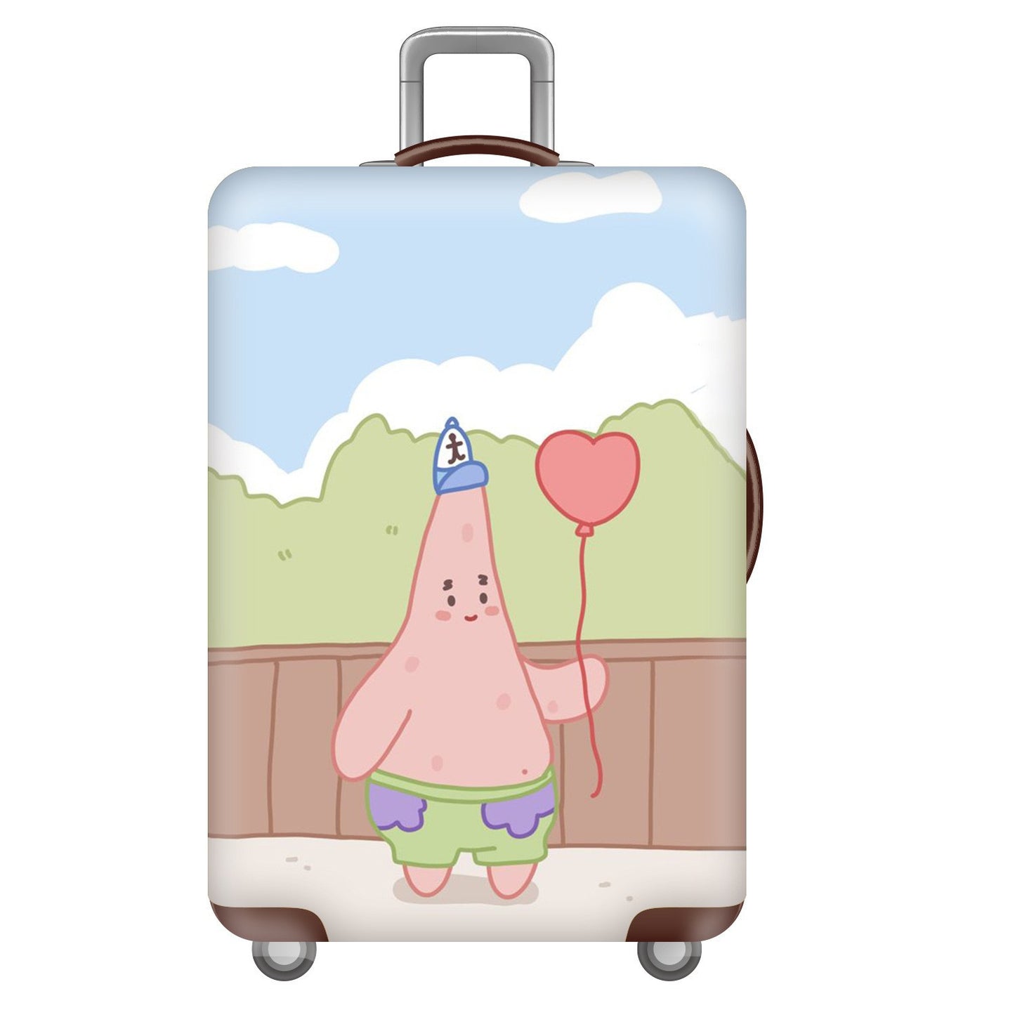 Unisex Hartschalenreisekoffer mit buntem Cartoon-Motiv Brehn