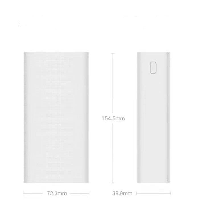Hochkapazitäts-USB-C tragbare Powerbank mit zwei USB-A Schnellladeanschlüssen und LED-Anzeigen Brehn