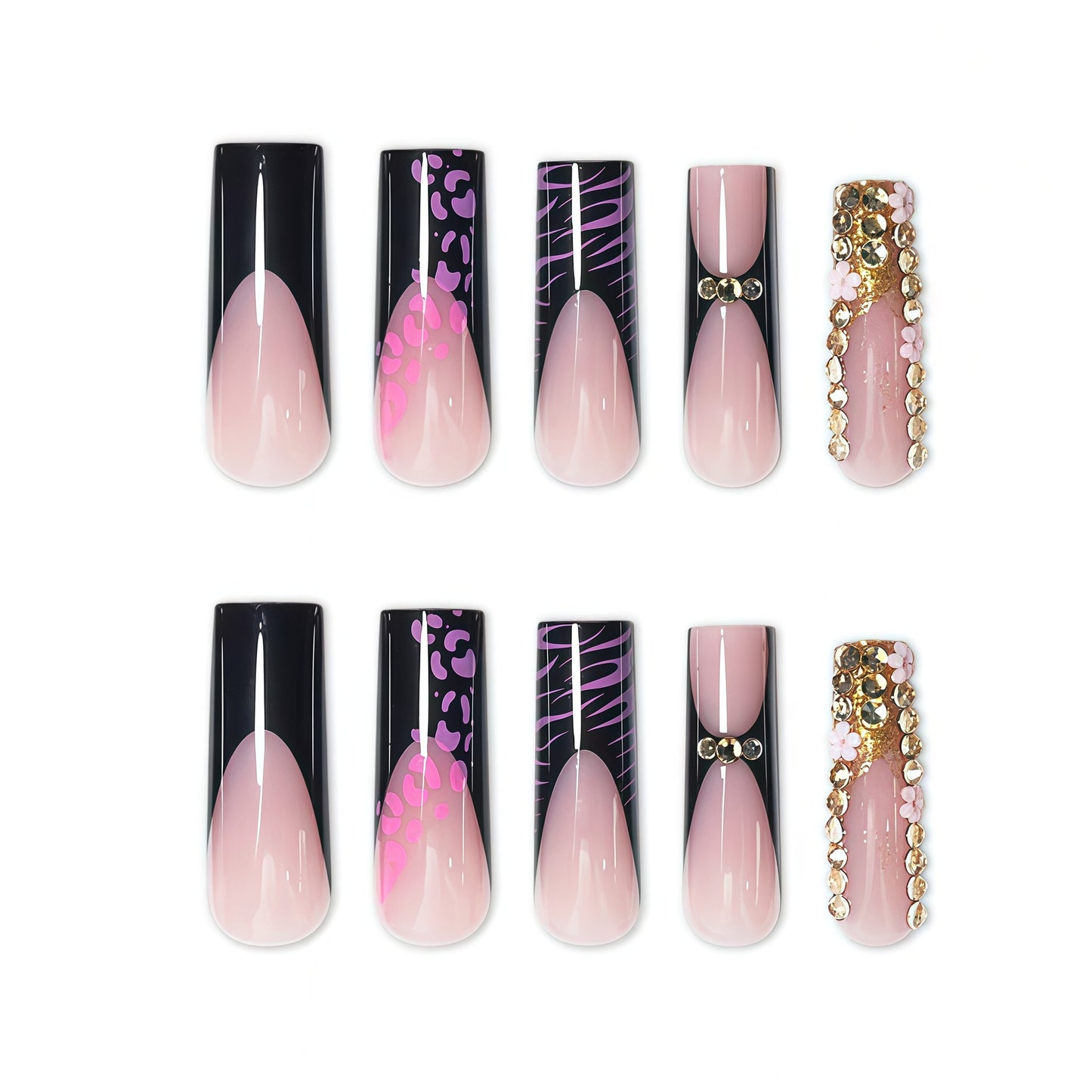 Stylische Stiletto-Nagelverlängerungen Brehn